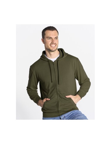 J-SWUAHOOD-Zipped Hooded Sweater